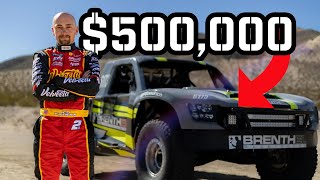 DESTROYING 500000 TROPHY TRUCK IN THE DESERT [upl. by Euqinay]