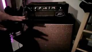 Peavey Vypyr 15 Combo converted to custom guitar head amp amplifier DEMO Line 6 cab demo [upl. by Inessa]