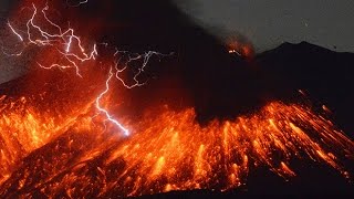 Watch Volcanic lightning seen as Sakurajima erupts spectacularly in southern Japan [upl. by Ranna13]