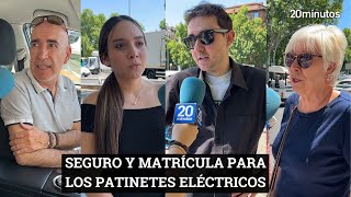 PATINETES ELÉCTRICOS el Gobierno obligará a contratar un seguro ¿QUÉ OPINA LA GENTE [upl. by Lehcyar55]