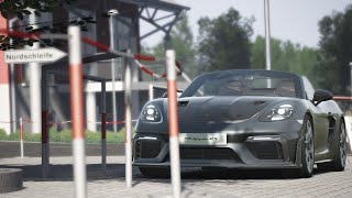 706 Around The Nürburgring In The 718 Spyder RS Weissach  Assetto Corsa Raw Gameplay [upl. by Toshiko]