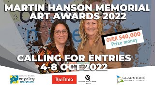 Martin Hanson Memorial Art Awards 2022  Calling for entries 48 October [upl. by Iglesias]