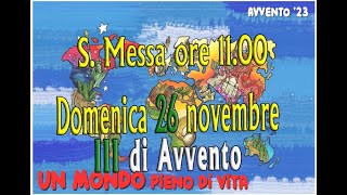 Domenica 26 novembre 2023  Avvento Ambrosiano  Terza Domenica [upl. by Llenrahs]