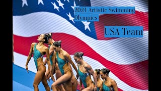 2024 Artistic Swimming Olympics USA Team [upl. by Valda707]