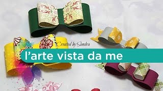 Fiocchi di carta fai da te con Envelope punch boardPaper bow TutorialPackagingScrap tutorial [upl. by Harifaz414]