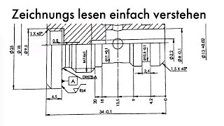 TECHNISCHE ZEICHNUNG einfach verstehen Teil 1 IHK  Ausbildung [upl. by Miran]