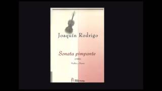 SONATA PIMPANTE de Joaquín Rodrigo [upl. by Bonnette]