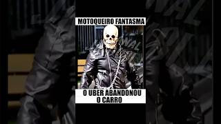 PEGADINHA MOTOQUEIRO FANTASMA NO UBER  Ghost Rider Pranks [upl. by Eiramaneet]