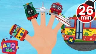 Finger Family Vehicles 2D  More Nursery Rhymes amp Kids Songs  CoCoMelon [upl. by Oivaf]