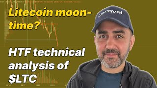 Litecoin moontime Higher time frame technical analysis of LTC [upl. by Cadman]