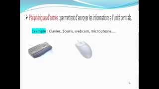 TUTO système informatique périphériqueunité centralordinateur [upl. by Adnol]