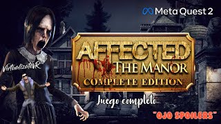 Affected The Manor complete edition ⚡La Mansión Paranoia⚡ [upl. by Anauqat469]