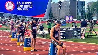 Men’s 800m FINAL 2024 US Olympic Trials  MEET RECORD [upl. by Dorsman]