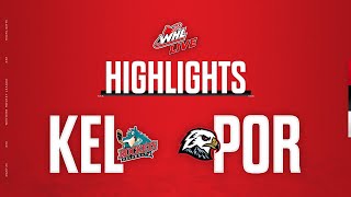 Kelowna Rockets at Portland Winterhawks 22  WHL Highlights 202324 [upl. by Wesle372]