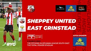 HIGHLIGHTS Sheppey United v East Grinstead [upl. by Annoet]