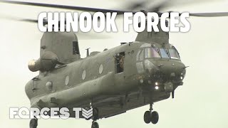 What Does RAF Odihams Chinook Forces Do  Forces TV [upl. by Atorod]