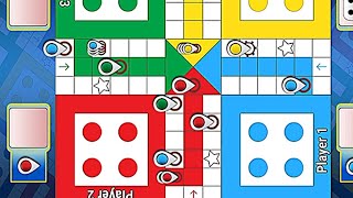 Ludo game in 4 players  Ludo king 4 players  Ludo gameplay [upl. by Lord750]