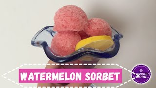 Watermelon Ice cream Sorbet Recipe icecream homemade watermelon fresh easy delicious vegan [upl. by Yeslek]