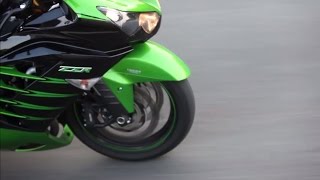 Kawasaki ZZR 1400 TOP SPEED [upl. by Ytirahs]