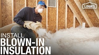 How to Install Blownin or Loose Fill Insulation [upl. by Kirkwood438]