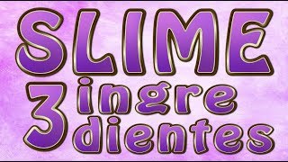 Slime 🏵SIN BORAX 💈SIN ESPUMA de afeitar sólo 3 INGREDIENTES ¡INCREÍBLE [upl. by Eetnom336]