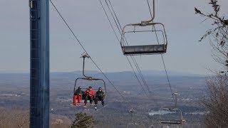 Wed March 20th Wachusett Mountain Snow Report [upl. by Ylloj]