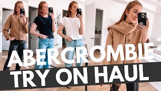 ABERCROMBIE HAUL  Winter Outfits  Clothing Haul 2024 [upl. by Kcirddet]