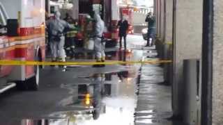 New York Post video of crews in protective suits at Bellevue Hospital [upl. by Macmillan527]