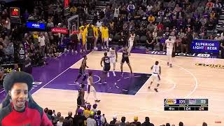 FlightReacts To Lakers vs Sacramento Kings Full Game Highlights  October 29 2023 [upl. by Eirollam888]