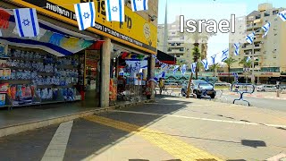 4K Walking Israel Ashdod City Little Before Shabbat Israel [upl. by Nieberg]