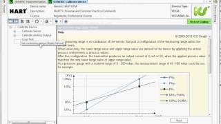 Set range of a HART® device using PACTware® and Generic HART DTM 53 [upl. by Paine]