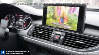 Audi A6 4G FACELIFT  2016  UNLOCKING VIDEO IN MOTION VIM [upl. by Repmek]