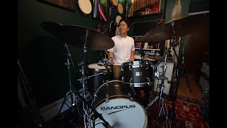 Canopus Drums Neo Vintage NV60M1 played by Keita Ogawa [upl. by Thurnau]