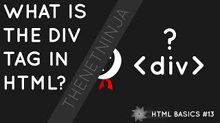 HTML5 and CSS3 Beginner Tutorial 19  Div and Span [upl. by Arty]