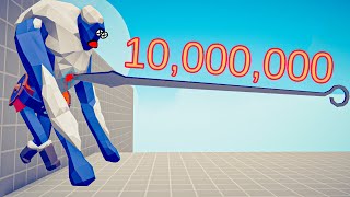 10000000 DAMAGE SKEWER vs EVERY UNIT  Totally Accurate Battle Simulator TABS [upl. by Kciredec]