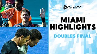 Bopanna amp Ebden vs Dodig amp Krajicek for the Title  Miami Open 2024 Doubles Final Highlights [upl. by Noraf870]