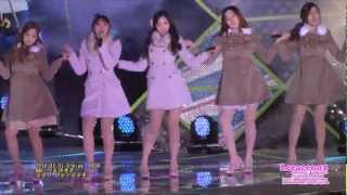 20121231에이핑크HUSHMBC가요대제전임진각Apink 6m 8s [upl. by Gayner]