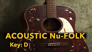 Acoustic NuFolk Backing Track  Key D [upl. by Peirsen]