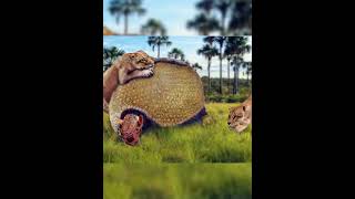 El Gliptodonte 😵🔥 ciencia sabiasque curioso curiosidadescientificas curiosidades viralvideo [upl. by Nohsad]