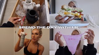 vlogmorning skincare what i eatcome shopping w me [upl. by Arakihc]