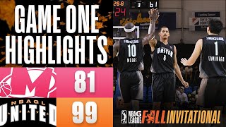 G League United vs BC Mega  G League Fall Invitational Game 1 Highlights [upl. by Pasahow]