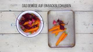 Rezept Rote Beete Karotten amp Orangen Salat [upl. by Stelmach]