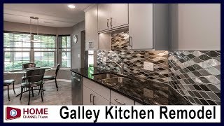 Galley Kitchen Remodel  Before amp After  Modern Design [upl. by Levina]