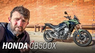 2023 Honda CB500X Review  Daily Rider [upl. by Ellohcin]