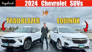 2024 Chevrolet Trailblazer vs 2024 Chevrolet Equinox [upl. by Eilyac]