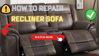 How to Repair Pull Handle Cable for Recliner Sofa Furniture [upl. by Karon]