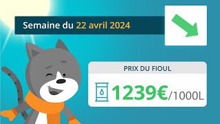 Prix ​​du fioul domestique  semaine du 22 avril 2024 [upl. by Nations998]