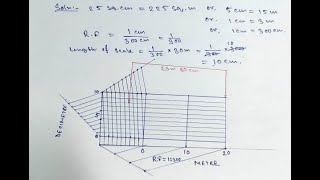 Diagonal scale problem 1  Engineering Drawing Scale  All In One [upl. by Anika755]