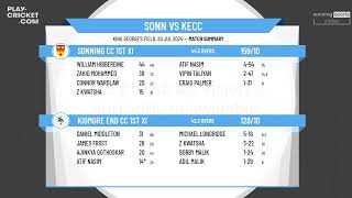 Sonning CC 1st XI v Kidmore End CC 1st XI [upl. by Aurthur]