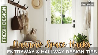 Narrow Space Hacks Innovative Entryway amp Hallway Design Tips for Small Areas [upl. by Chor226]